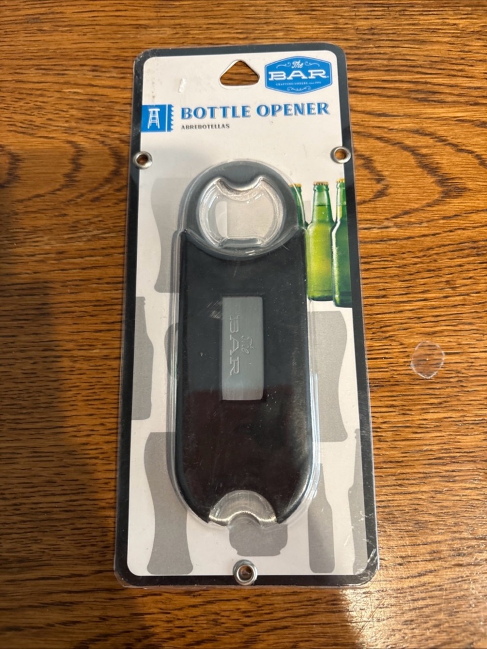 Metal Handheld Bottle Opener Abrebotellas The Bar - Brand New